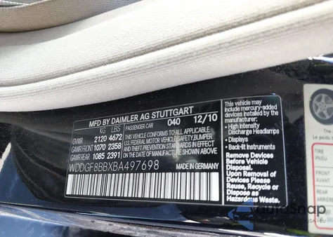 2011 Mercedes-Benz C 300 Luxury 4Matic/Sport 4Matic из США, поврежденный, VIN WDDGF8BBXBA497698